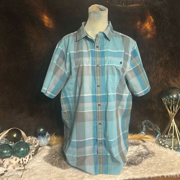 The Northface short sleeve button-down shirt, L (7001) - Picture 1 of 5